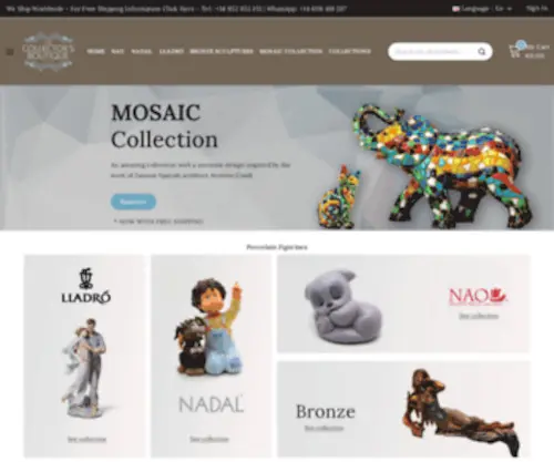 Thecollectorsboutique.com(Complete your collection of decorative Porcelain Figurines & Bronze Sculptures) Screenshot