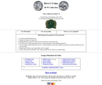 Thecollectorsfriend.com(Dave's Coins) Screenshot