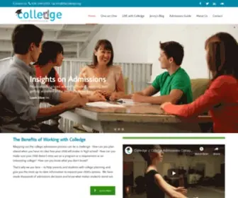 Thecolledge.org(College Admissions Consulting) Screenshot