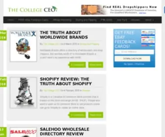 Thecollegeceo.com(The College CEO) Screenshot