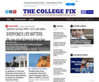 Thecollegefix.com(The College Fix) Screenshot