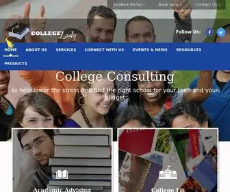 Thecollegelady.com(The College Lady) Screenshot