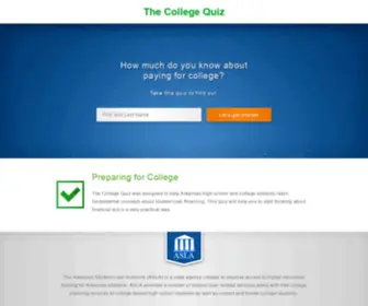 Thecollegequiz.com(The College Quiz) Screenshot