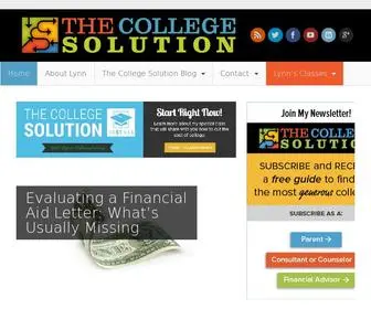 Thecollegesolution.com(The College Solution) Screenshot