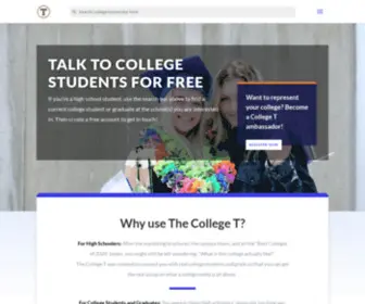 Thecolleget.com(The College T) Screenshot