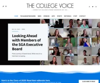 Thecollegevoice.org(Here is an excerpt) Screenshot