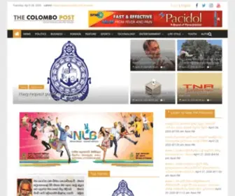Thecolombopost.net(24x7 Online News Portal) Screenshot
