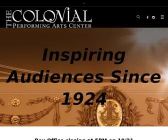 Thecolonial.org(THE COLONIAL THEATRE) Screenshot