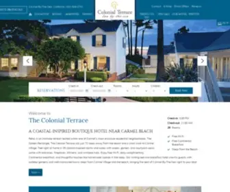 Thecolonialterrace.com(Escape to a quiet retreat within an exclusive area) Screenshot