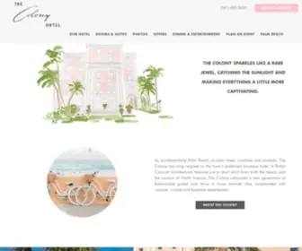 Thecolonypalmbeach.com(Colony Palm Beach) Screenshot