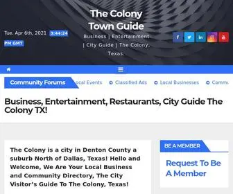 Thecolonytownguide.com(The Colony) Screenshot