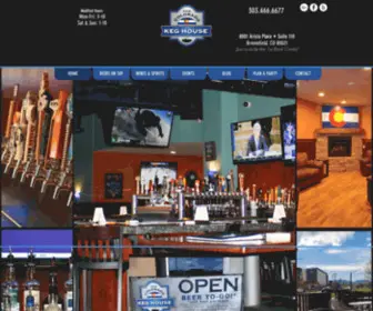 Thecoloradokeghouse.com(Broomfield Bar) Screenshot