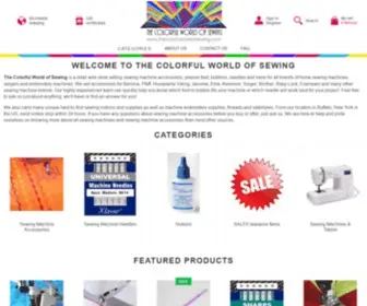 Thecolorfulworldofsewing.com(Colorful World of Sewing presser feet) Screenshot
