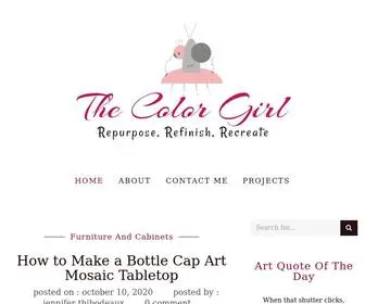 Thecolorgirl.com(The Color Girl) Screenshot