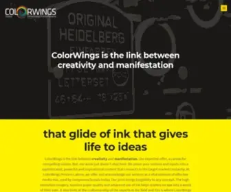 Thecolorwings.com(ColorWings is the link between creativity and manifestation) Screenshot