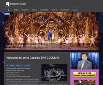 Thecolumnonline.com(The Column Online by John Garcia) Screenshot