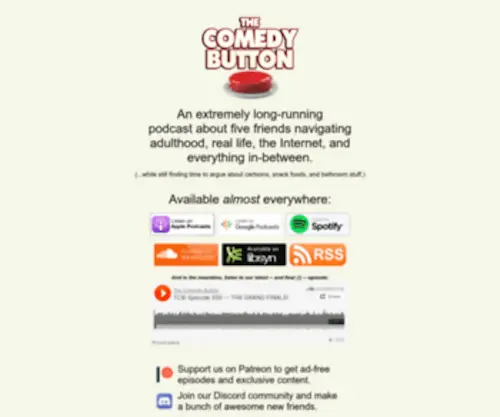 Thecomedybutton.com(The Comedy Button) Screenshot