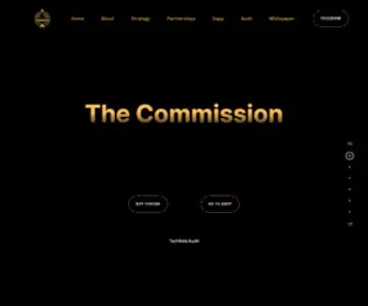 Thecommission.xyz(The Commission) Screenshot