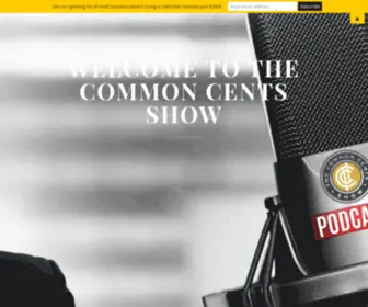Thecommoncentspodcast.com(The Common Cents Show is the official (unofficial) podcast for small business owners) Screenshot