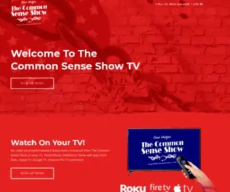 Thecommonsenseshow.tv(The Common Sense Show) Screenshot