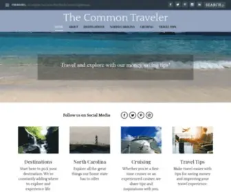 Thecommontraveler.net(The Common Traveler) Screenshot