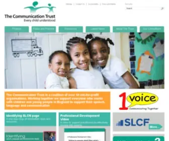 Thecommunicationtrust.org.uk(TCT resources) Screenshot