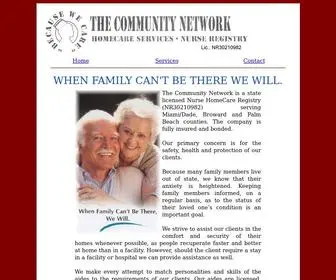 Thecommunitynetwork.us(The Community Network) Screenshot