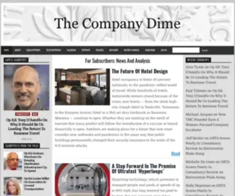 Thecompanydime.com(Business Travel Management News And Analysis) Screenshot