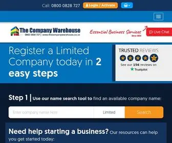 Thecompanywarehouse.co.uk(Set Up a Limited Company Online) Screenshot