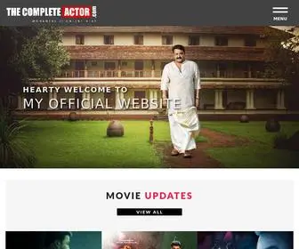 Thecompleteactor.com(Mohanlal The Complete Actor) Screenshot