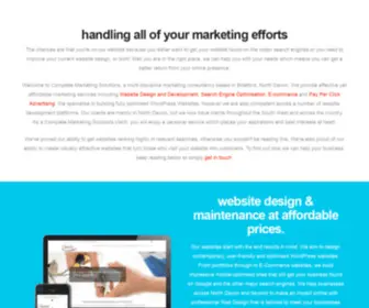 Thecompletemarketingsolution.co.uk(Website Design North Devon) Screenshot