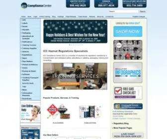 Thecompliancecenter.com(ICC Compliance Center Inc) Screenshot