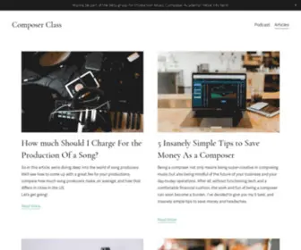 Thecomposerclass.com(Composer Class) Screenshot