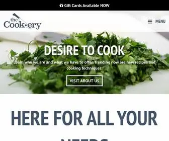 Thecookeryinc.com(The Cookery) Screenshot