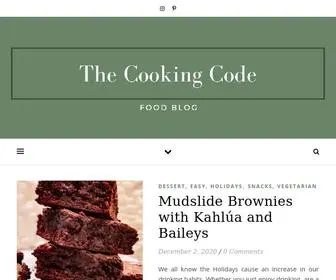 Thecookingcoders.com(The Cooking Code) Screenshot