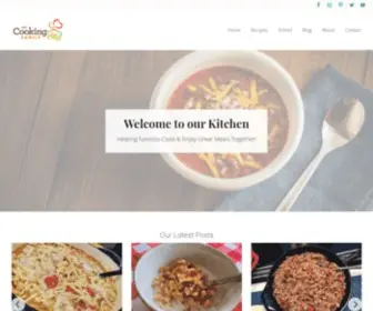 Thecookingfamily.com(The Cooking Family) Screenshot