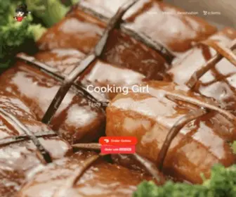 Thecookinggirls.com(Taste means everything) Screenshot