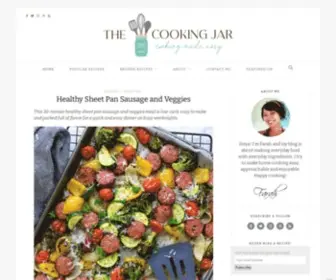 Thecookingjar.com(The Cooking Jar) Screenshot