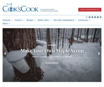 Thecookscook.com(The Cook’s Cook) Screenshot