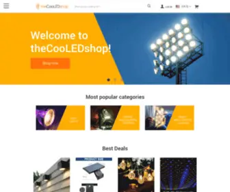 Thecooledshop.com(Online shopping for Lighting Fixtures & Accessories with free shipping) Screenshot