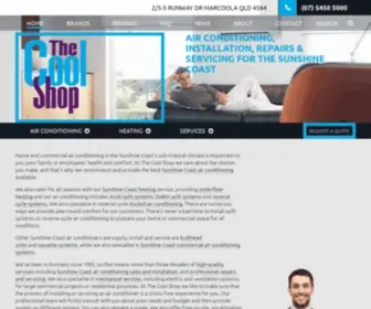 Thecoolshop.com.au(Sunshine Coast's Best Air Conditioning) Screenshot