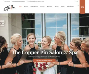 Thecopperpin.com(The Copper Pin Salon & Spa) Screenshot