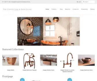 Thecoppersinkscompany.co.nz(The Copper Sink & Bath Company New Zealand) Screenshot