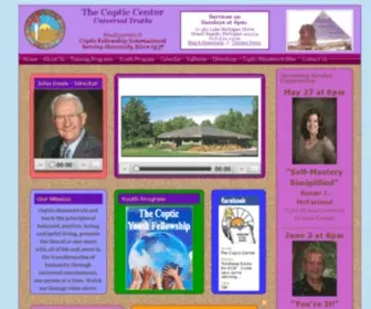 Thecopticcenter.org(Center of Personal Transformation in Consciousness) Screenshot