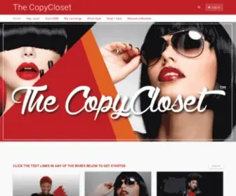 Thecopycloset.com(CopyCloset) Screenshot