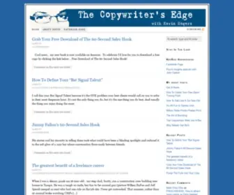 Thecopywritersedge.com(Kevin Rogers) Screenshot