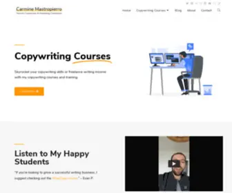 Thecopywritingfox.com(Toronto Copywriter For Hire) Screenshot