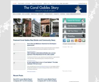 Thecoralgablesstory.com(Coral Gables Development Property Real Estate) Screenshot