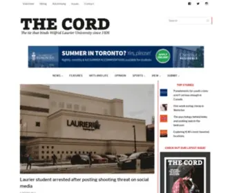 Thecord.ca(The Cord) Screenshot