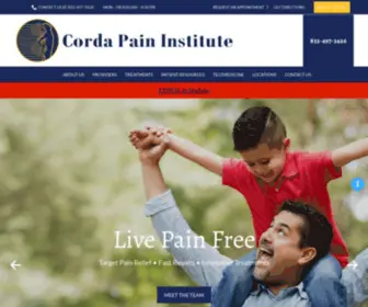 Thecordapaininstitute.com(Pain Management Vineland) Screenshot